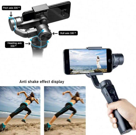 ESTABILIZADOR SEISA GIMBAL 3 EJES TRIPODE PARA CELULAR PROFESIONAL GRABACIONES, TRANSMISIONES LIVE