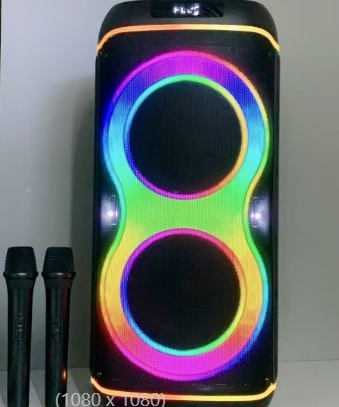 PARLANTE Karaoke 8” X2 CON DOS MICROFONOS SONIVOX