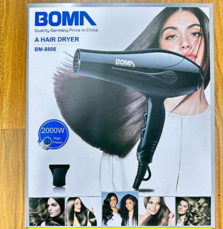 SECADORA DE CABELLO DORADA BOMA