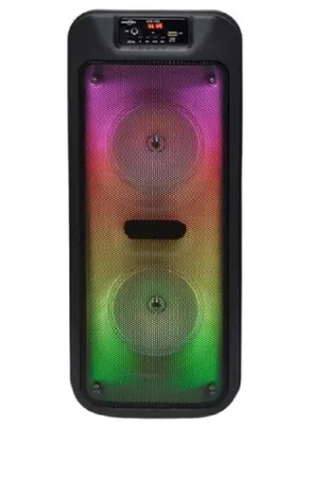 PARLANTE BLUETOOTH 6.5” X2 LUCES LED