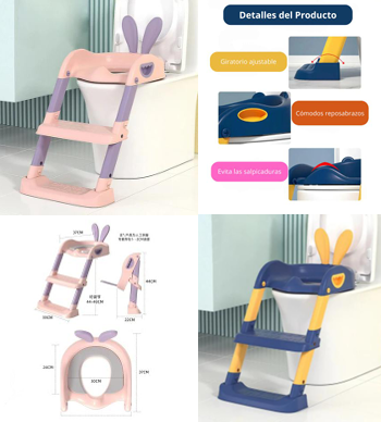 Asiento Entrenador con Escalera Para Niños