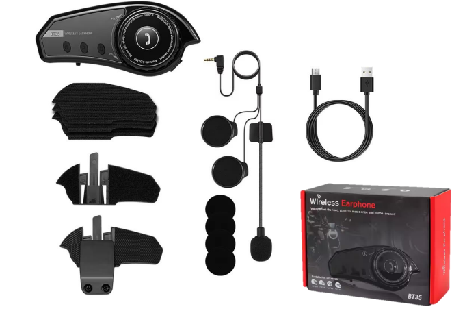 AUDÍFONOS PARA CASCO DE MOTO BLUETOOTH AURICULARES HANDSFREE