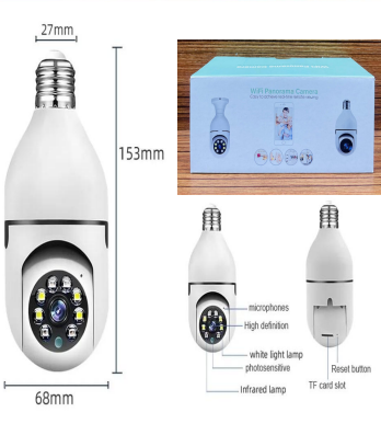 FOCO CÁMARA SEGURIDAD SMART ESPÍA VIGILANCIA ALTAVOZ WIFI