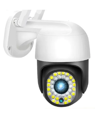 Cámara de seguridad V380 Para Exteriores Cámara Seguridad ip wifi con resolución 2MP visión nocturna incluida color blanco
