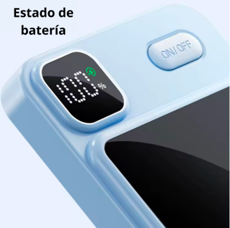 POWER BANK MAGNÉTICO SUPER CARGA INALÁMBRICA 15000MAH