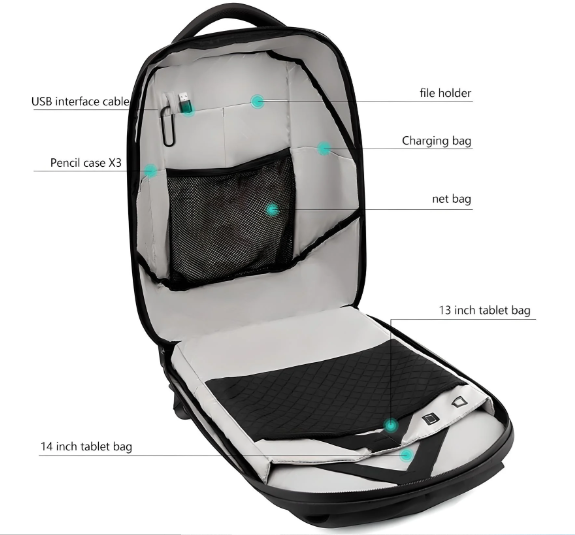 MOCHILA PUBLICITARIA CON PANTALLA LED
