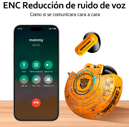 AURICULARES INALÁMBRICOS BLUETOOTH 5.4 TRANSFORMERS TF-T31