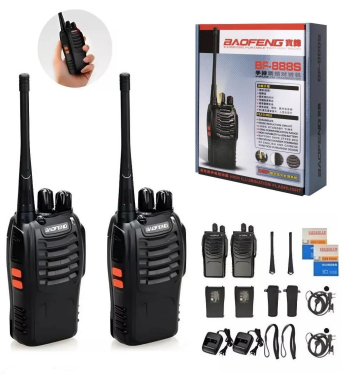 PACK DE 2 RADIO PORTATIL TRANSMISOR
