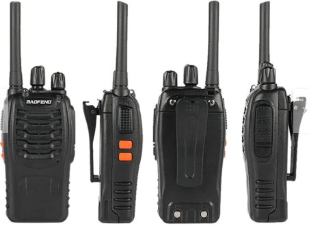 PACK DE 2 RADIO PORTATIL TRANSMISOR
