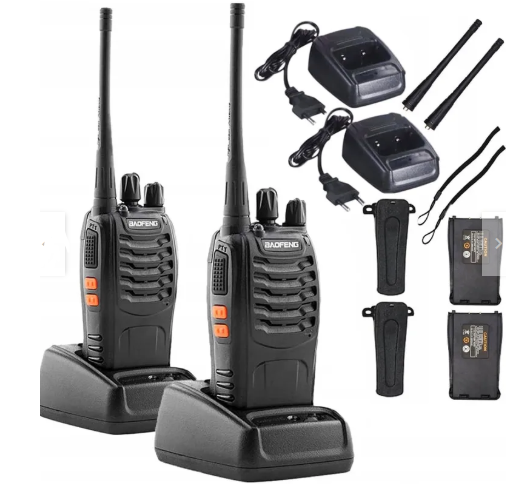 PACK DE 2 RADIO PORTATIL TRANSMISOR