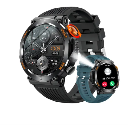 SMART WATCH REDONDO MILITAR