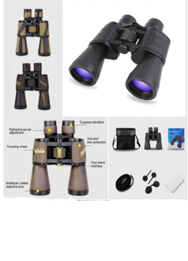 Binoculares profesinal con enfoque ajustable con zoom 1000m