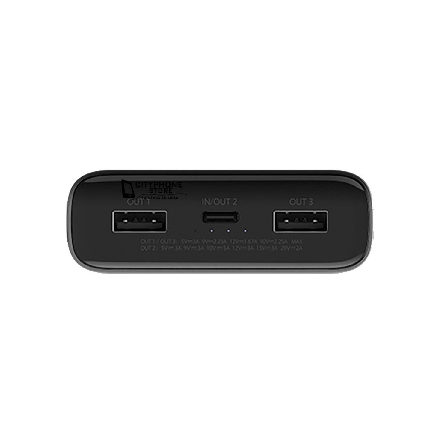 CARGADOR PORTATIL XIAOMI POWER BANK REDMI 20000MAH FAST CHARGER NEGRO
