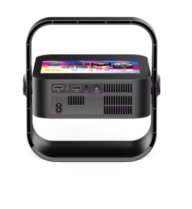 Proyector de pantalla táctil 4K: pantalla dual, portátil, juegos y karaoke, HDMI/USB, inalámbrico BT/WiFi, experiencia de cine en casa