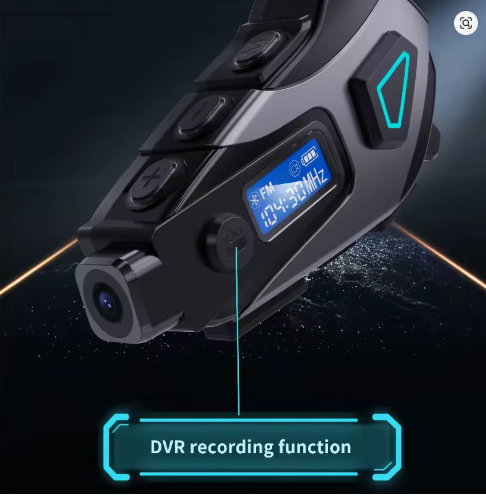 Intercomunicador Audifono Cámara Bluetooth para Casco