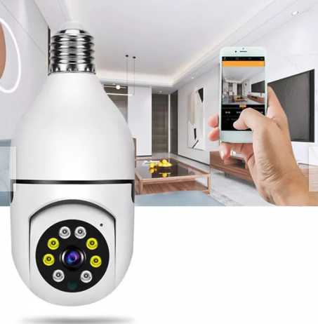 FOCO CÁMARA SEGURIDAD SMART ESPÍA VIGILANCIA ALTAVOZ WIFI