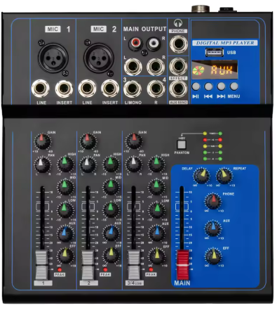MEZCLADORA DE AUDIO MIXER F4